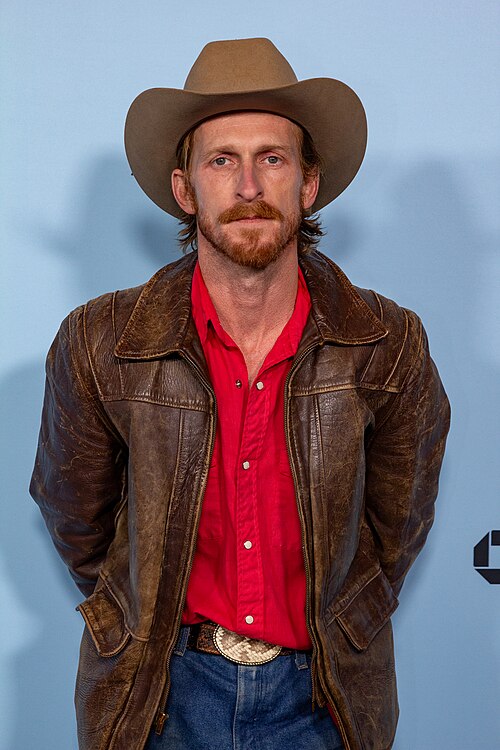 Austin Amelio, actor, at the 2025 Sundance Film Festival for the movie Bunnylovr.