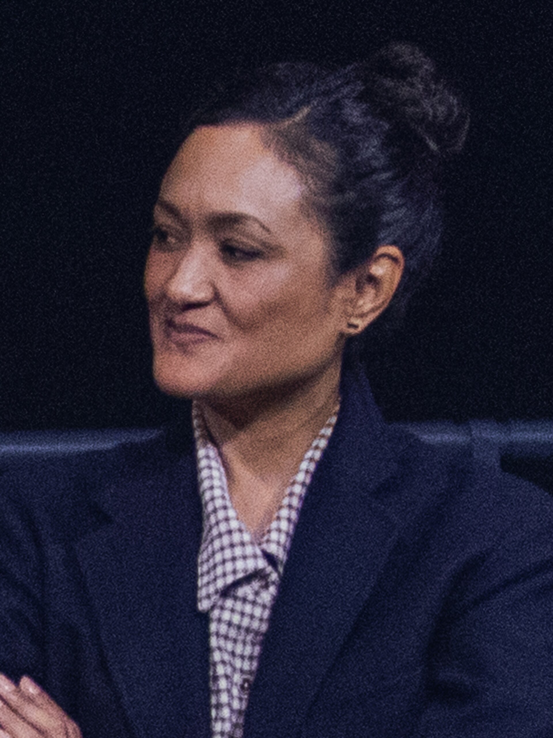 Autumn Durald Arkapaw at a Q&A for Sinners in Los Angeles, California