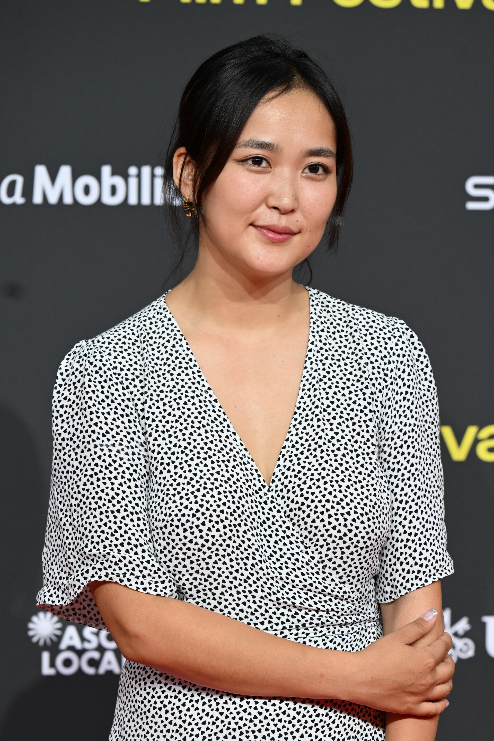 Azzaya Munkhbat, actor, at the Locarno Film Festival in Locarno, Switzerland in August 2025