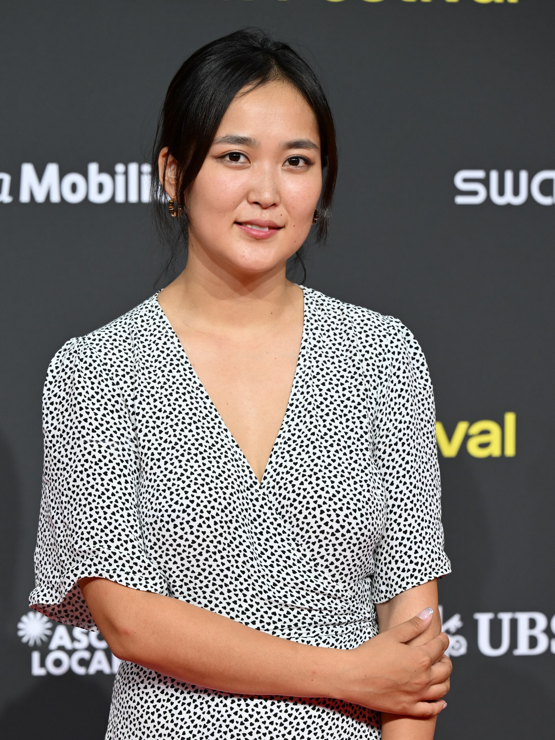 Azzaya Munkhbat, actor, at the Locarno Film Festival in Locarno, Switzerland in August 2025