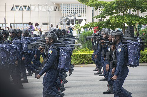 Défilé de la police républicaine