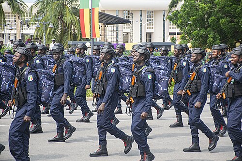 Défilé de la police républicaine