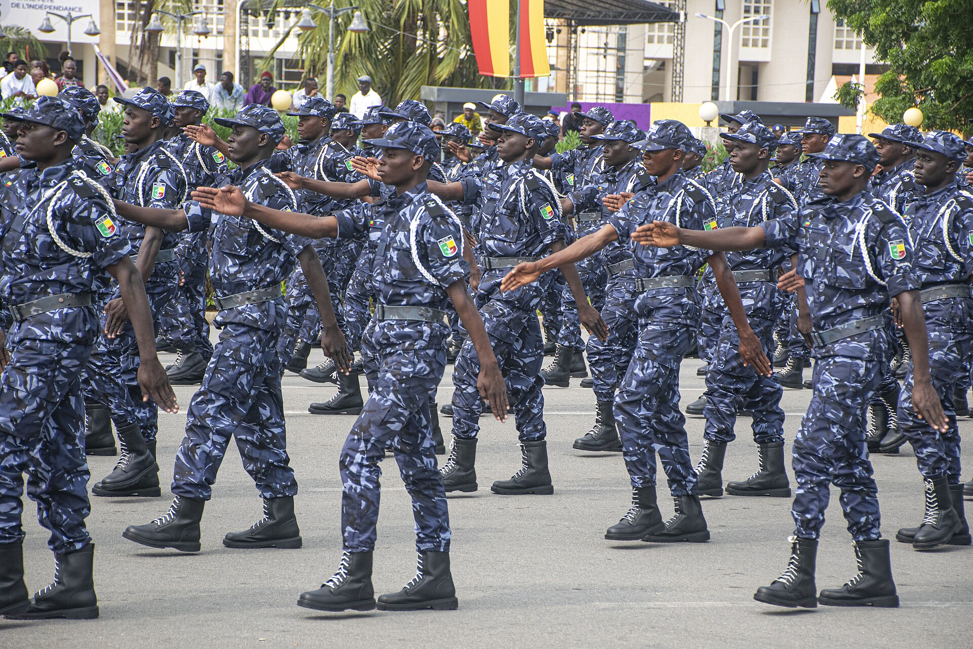 Défilé de la police républicaine