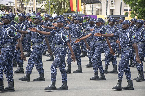 Défilé de la police républicaine