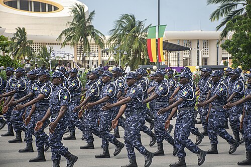 Défilé de la police républicaine