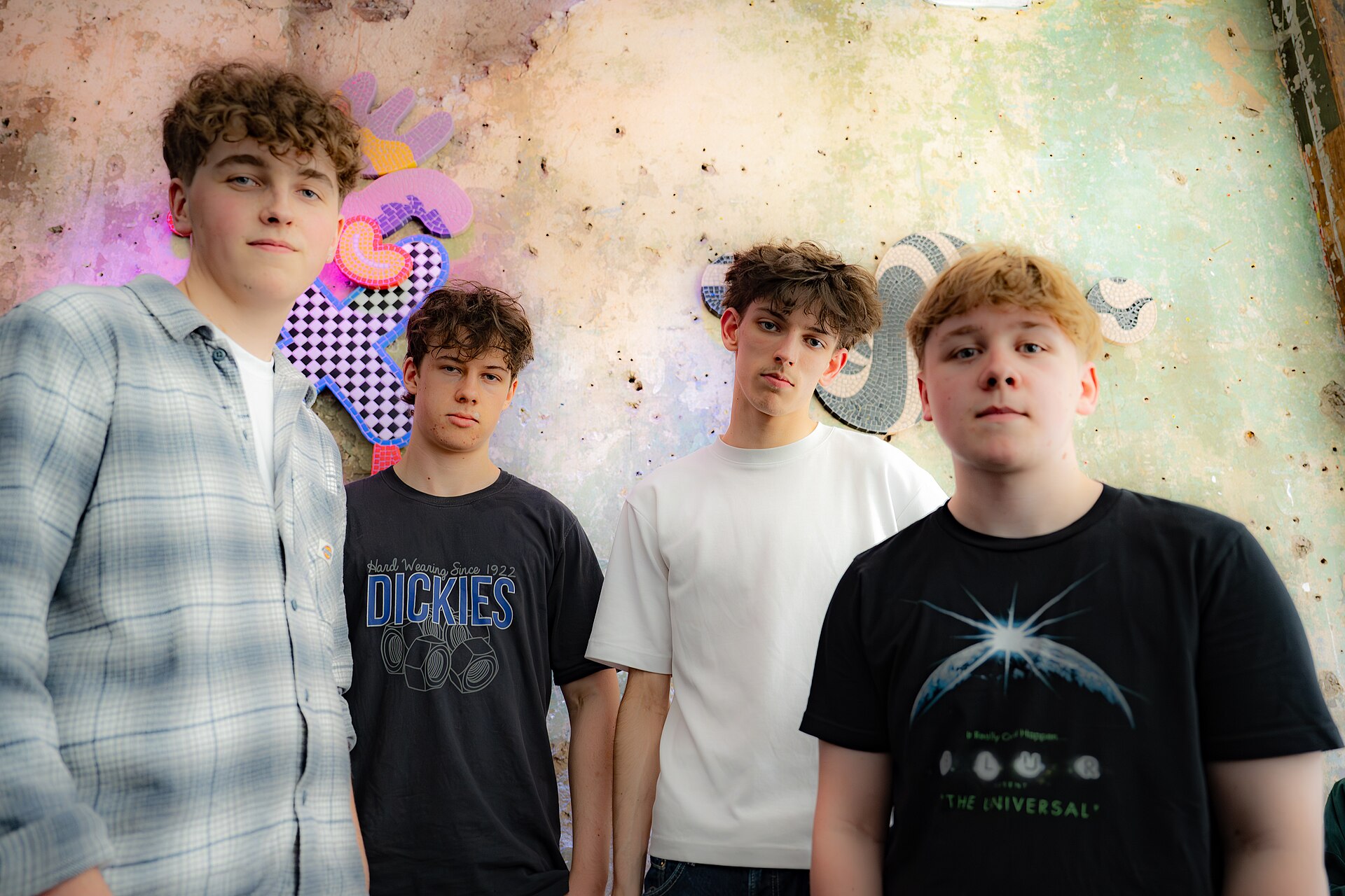 Balter, four-piece indie-pop band from Northampton, at the 2025 SXSW London festival in London, England.