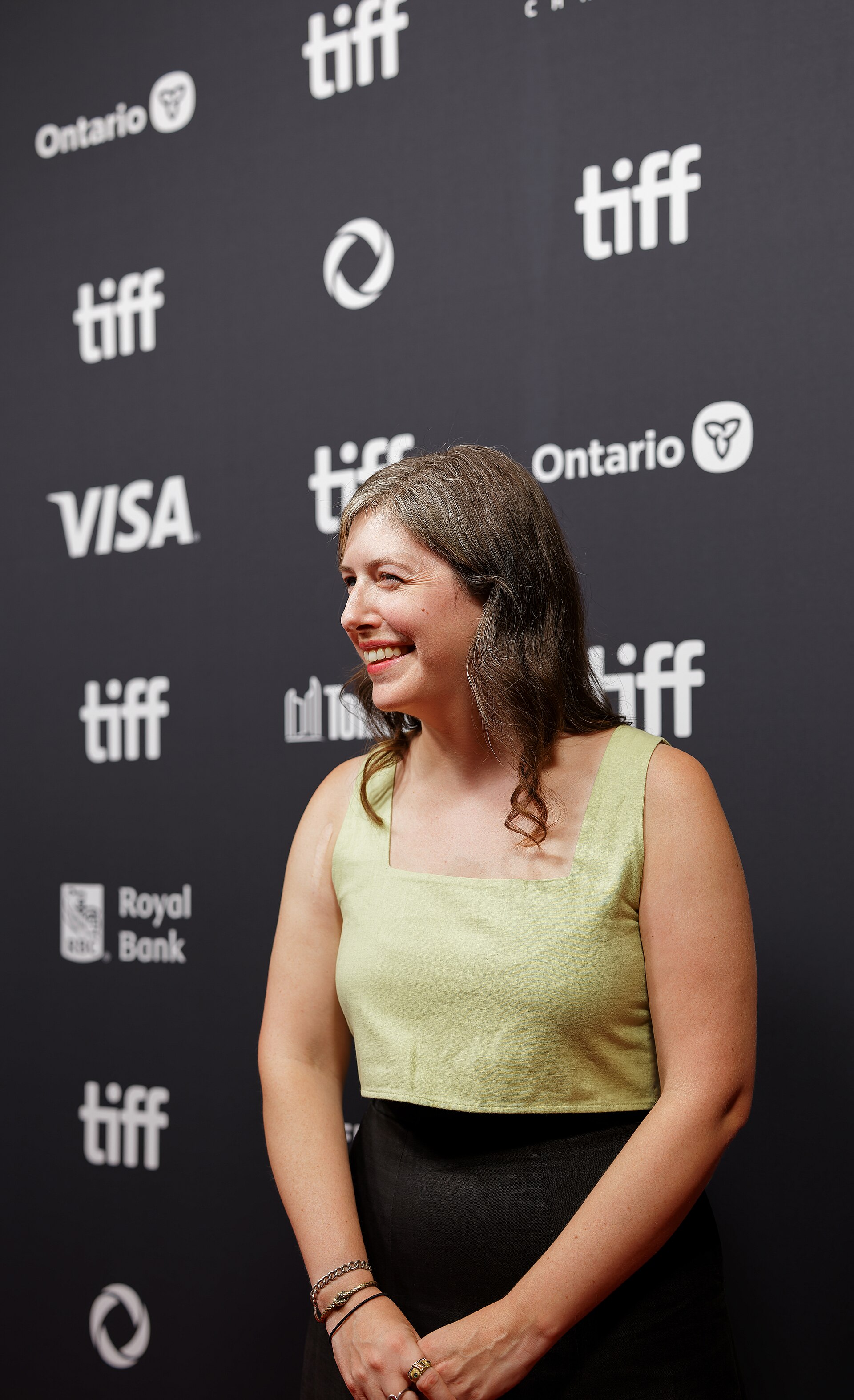 Becca Brooks Morrin, Production Designer, at the 2025 Toronto International Film Festival (TIFF) for the movie Dead Lover.
