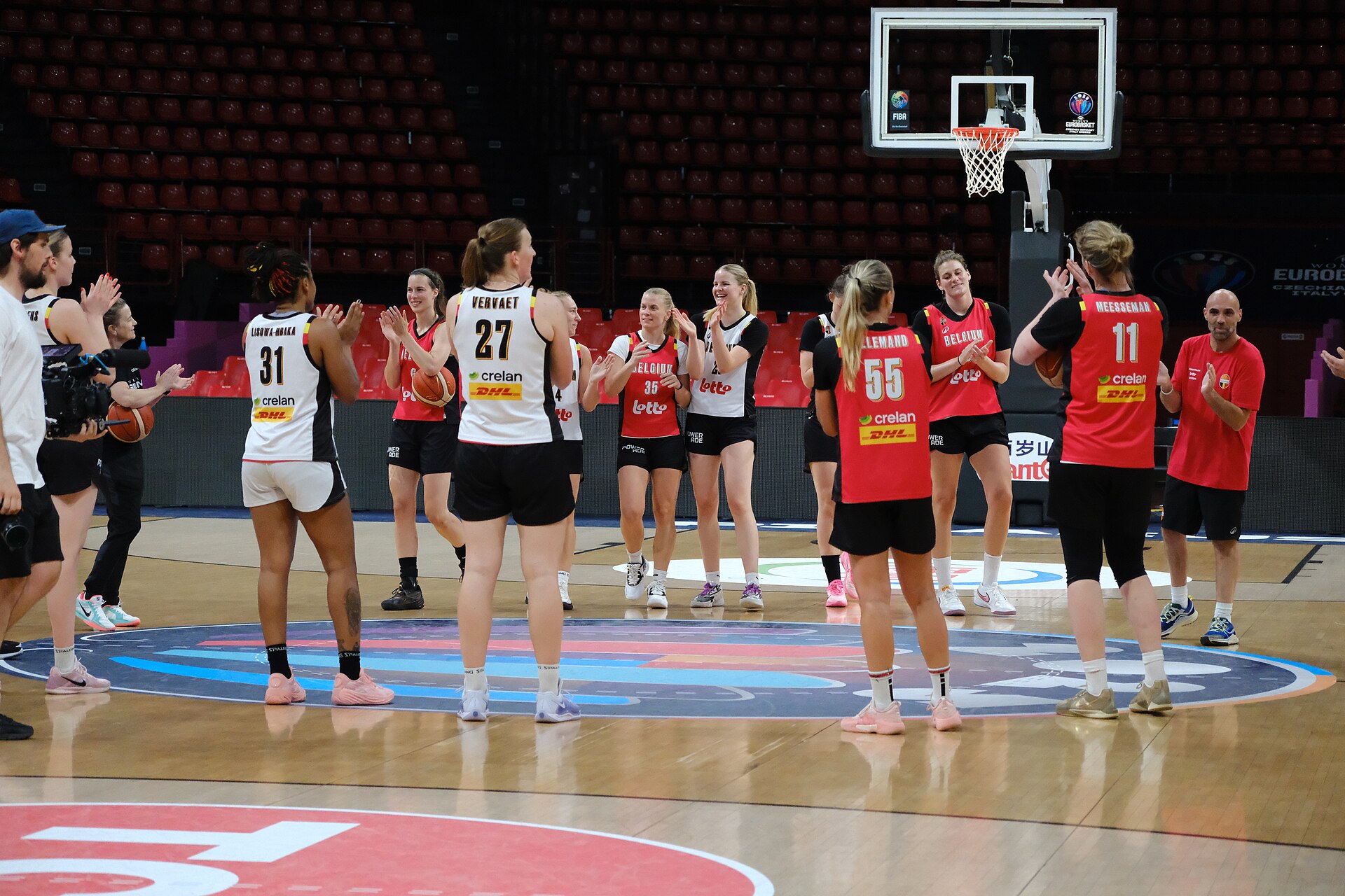 Belgium FIBA EuroBasket Women 2025 practice 20250623