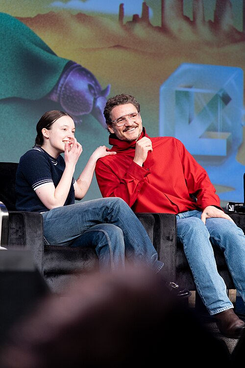 Bella Ramsey and Pedro Pascal at the 2025 South by Southwest festival.