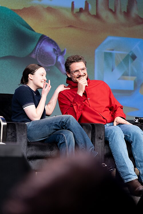 Bella Ramsey and Pedro Pascal at the 2025 South by Southwest festival.