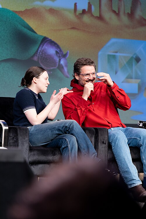 Bella Ramsey and Pedro Pascal at the 2025 South by Southwest festival.