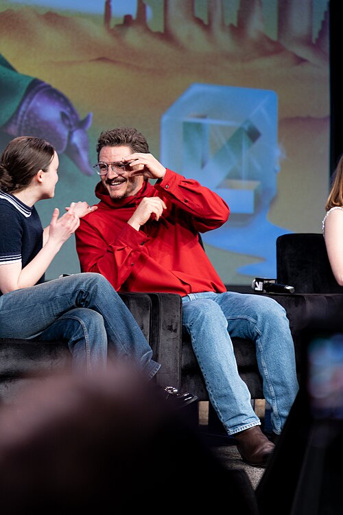 Bella Ramsey and Pedro Pascal at the 2025 South by Southwest festival.