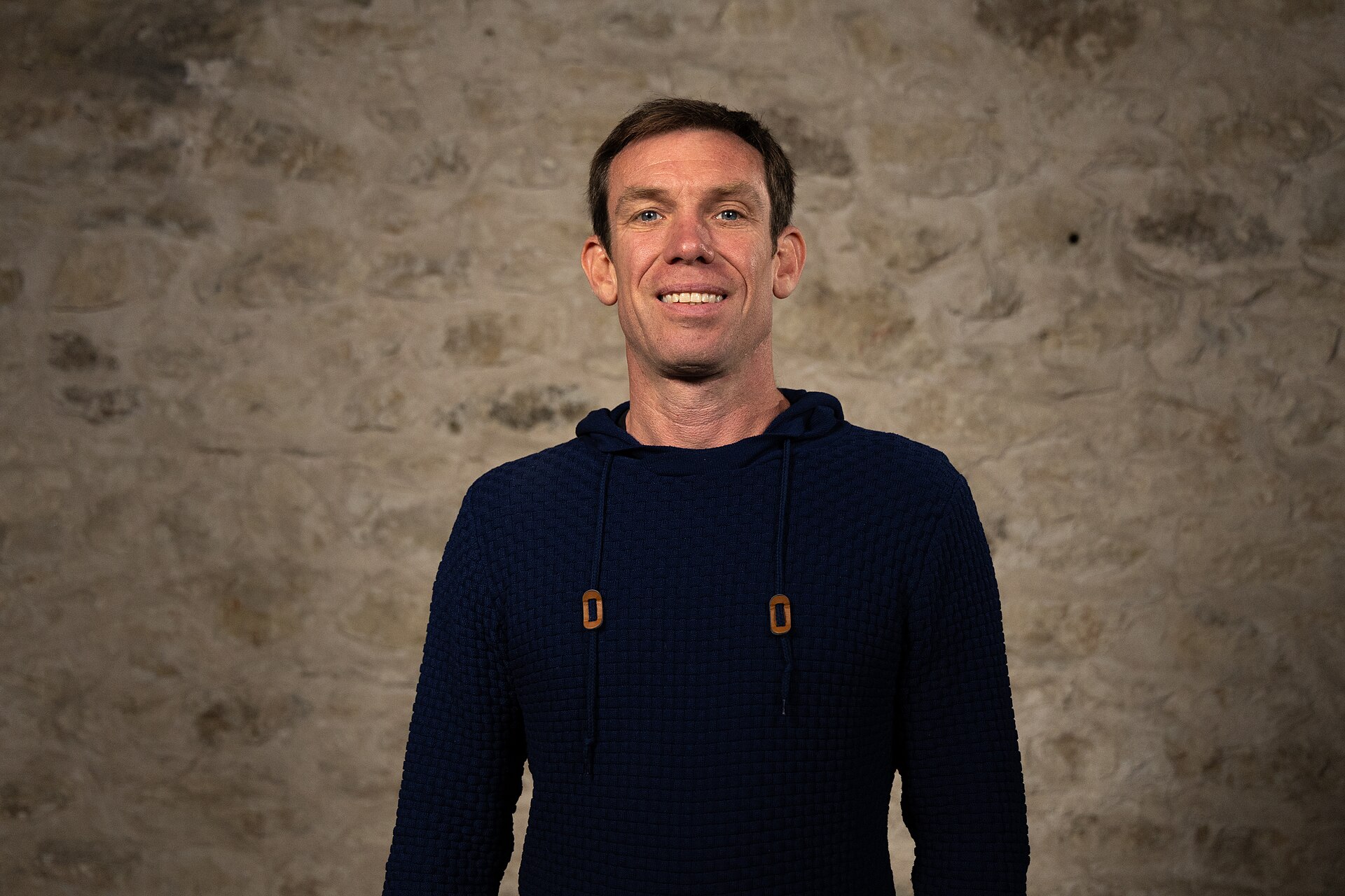 Ben Haldeman, Founder of LifeShip, at the WikiPortraits studio at the 2025 SXSW Festival.