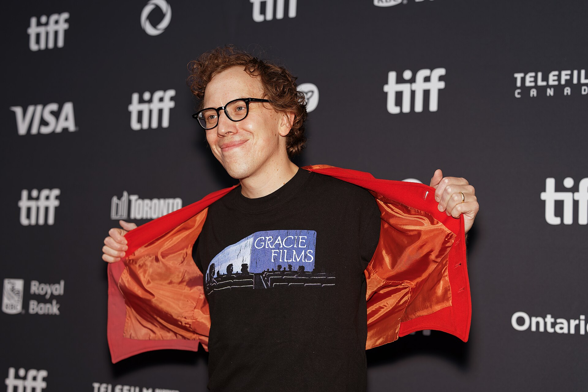 Ben Petrie, Writer, Producer, Actor, at the 2025 Toronto International Film Festival (TIFF) for the movie Dead Lover.
