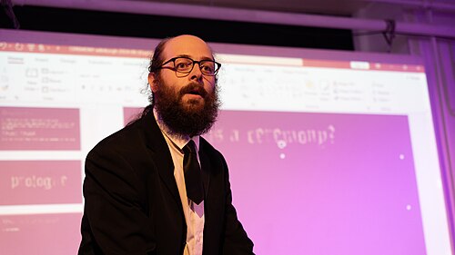 Ben Volchok at the 2024 Edinburgh Festival Fringe for The Ceremony