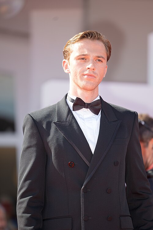 Benjamin Voisin, actor , at 82nd Venice International Film Festival in Venice, Italy for the film L'etranger.