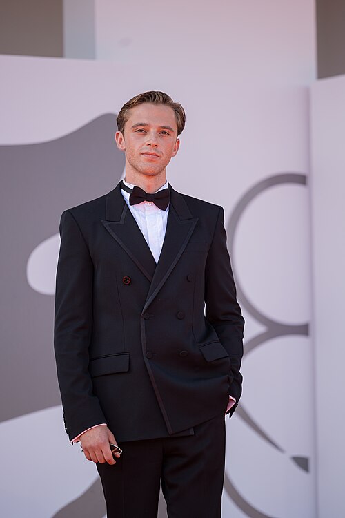 Benjamin Voisin, actor , at 82nd Venice International Film Festival in Venice, Italy for the film L'etranger.