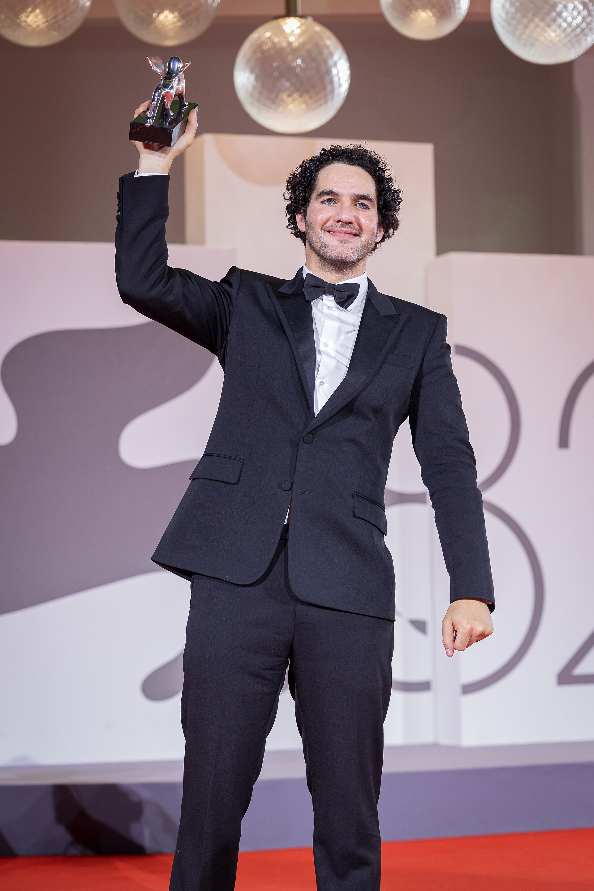 Benny Safdie, director and actor, at 82nd Venice International Film Festival in Venice, Italy for the film The Smashing Machine.SILVER LION – AWARD FOR BEST DIRECTOR