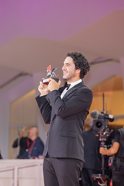 Benny Safdie, director and actor, at 82nd Venice International Film Festival in Venice, Italy for the film The Smashing Machine.SILVER LION – AWARD FOR BEST DIRECTOR