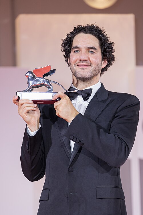 Benny Safdie, director and actor, at 82nd Venice International Film Festival in Venice, Italy for the film The Smashing Machine.SILVER LION – AWARD FOR BEST DIRECTOR