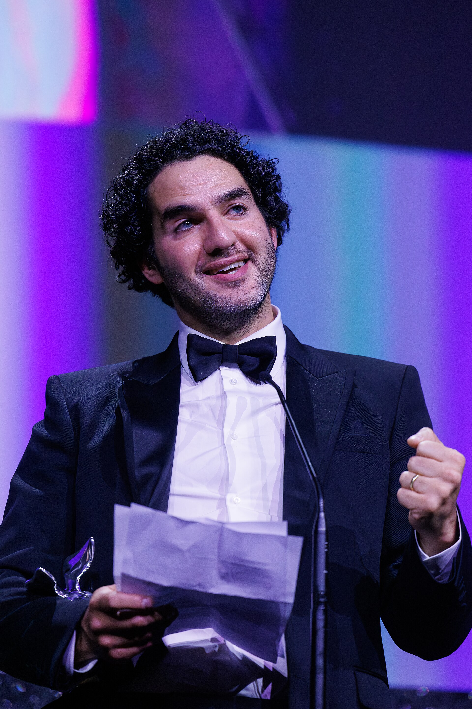 Benny Safdie winner of the]Silver Lion at the 2025 Venice Film Festival For "The Smashing Machine"