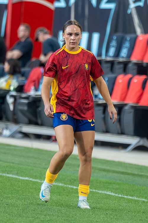 Bianca St-Georges during Gotham FC vs Utah Royals on 23 Aug 2025