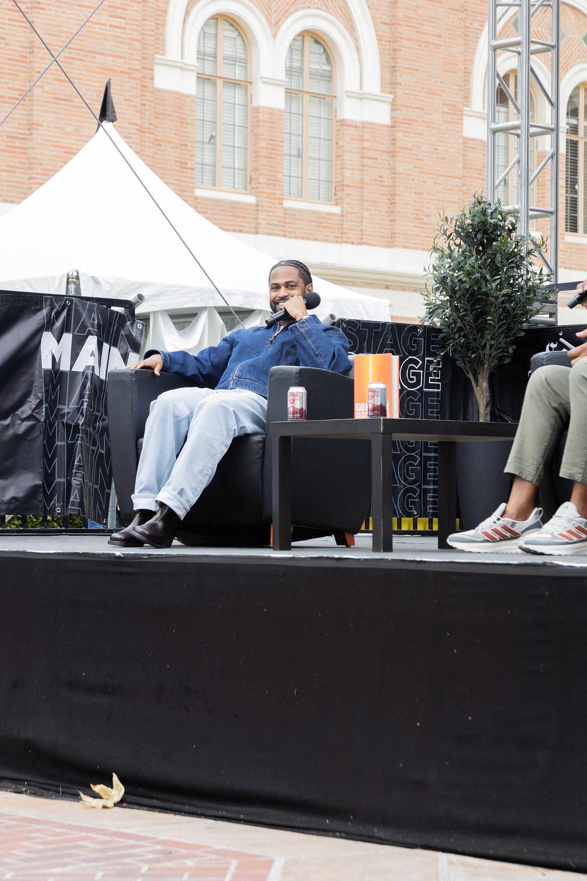 Big Sean, rapper, at the Los Angeles Festival of Books in Los Angeles, California in April 2025.