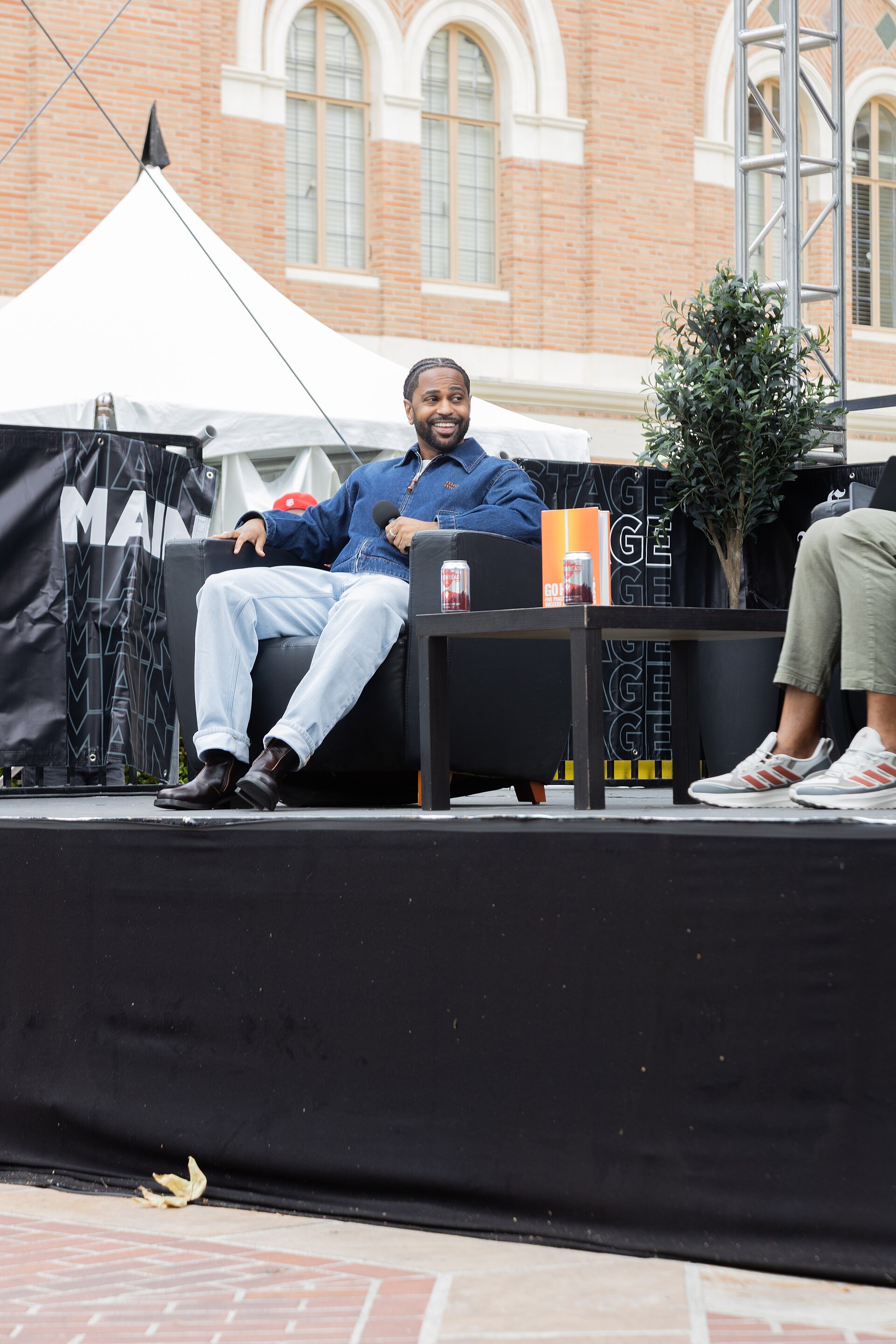 Big Sean, rapper, at the Los Angeles Festival of Books in Los Angeles, California in April 2025.