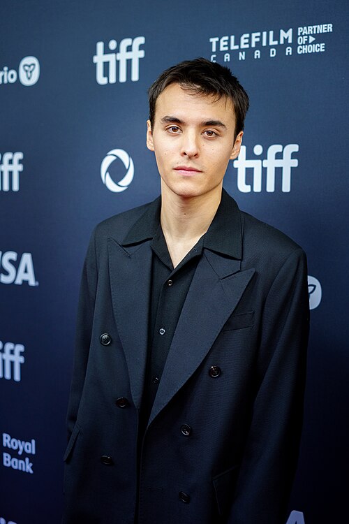 Billy Bryk, actor, at the 2024 Toronto International Film Festival (TIFF) for the movie SATURDAY NIGHT.