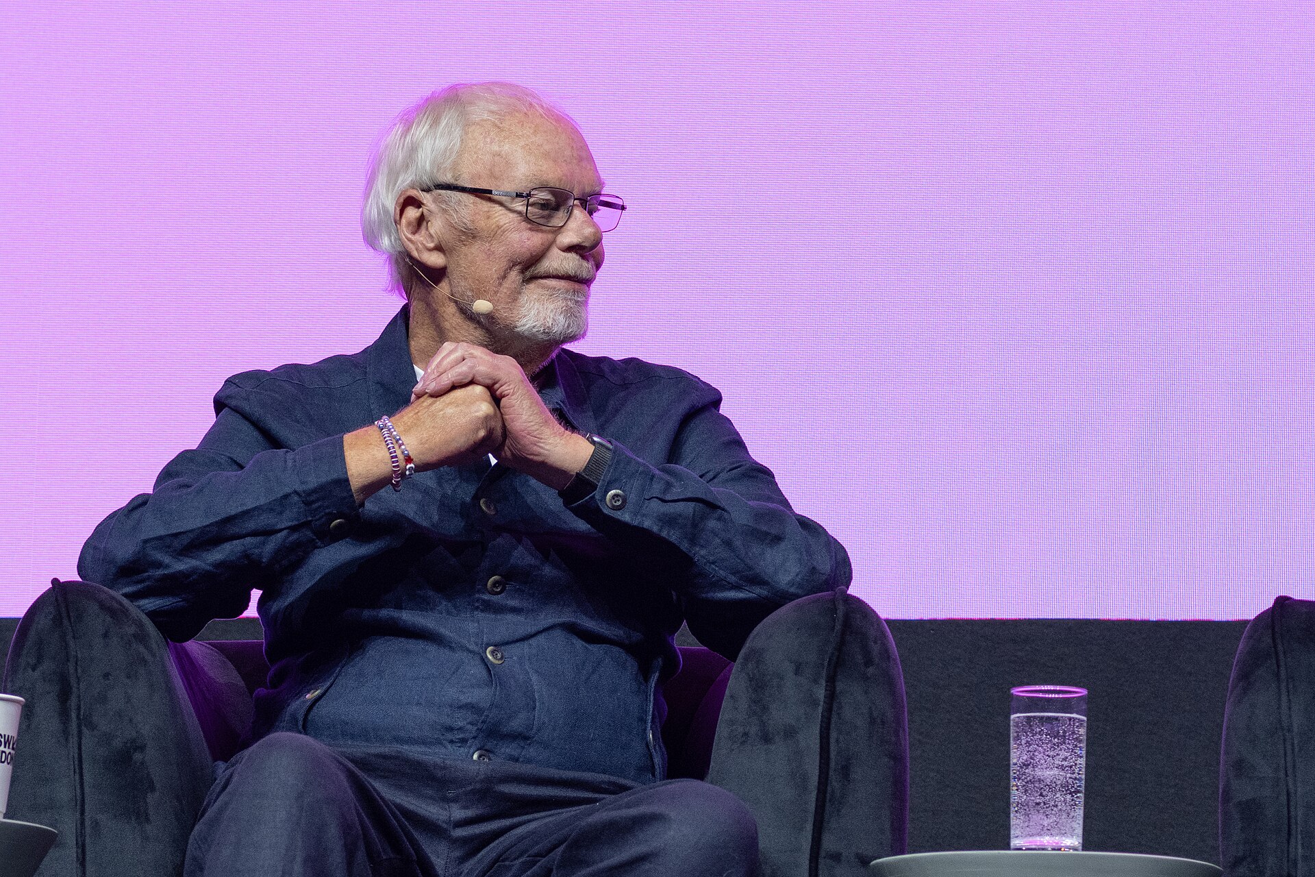 Bob Harris OBE, British radio presenter, at the 2025 SXSW London festival in London, England.