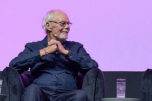 Bob Harris OBE, British radio presenter, at the 2025 SXSW London festival in London, England.