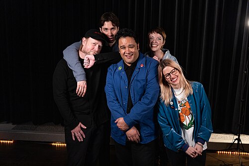 Bobby McHugh, Ian Edlund, Carlos A.F. Lopez, Sidney Jayne Hunt, and Megan Leonard at SXSW on March 14 2024-2