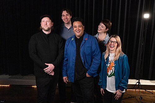 Bobby McHugh, Ian Edlund, Carlos A.F. Lopez, Sidney Jayne Hunt, and Megan Leonard at SXSW on March 14 2024-3