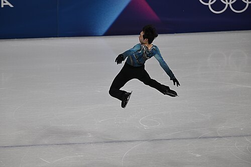 MILAN, ITALY - 07 FEBRUARY 2026: Boyang Jin of China compete during the Figure Skating Team Event Men Single Skating-Short Program at the Olympic Winter Games Milano Cortina 2026  Milano Ice Skating Arena on February 07, 2026 in Milan, Italy