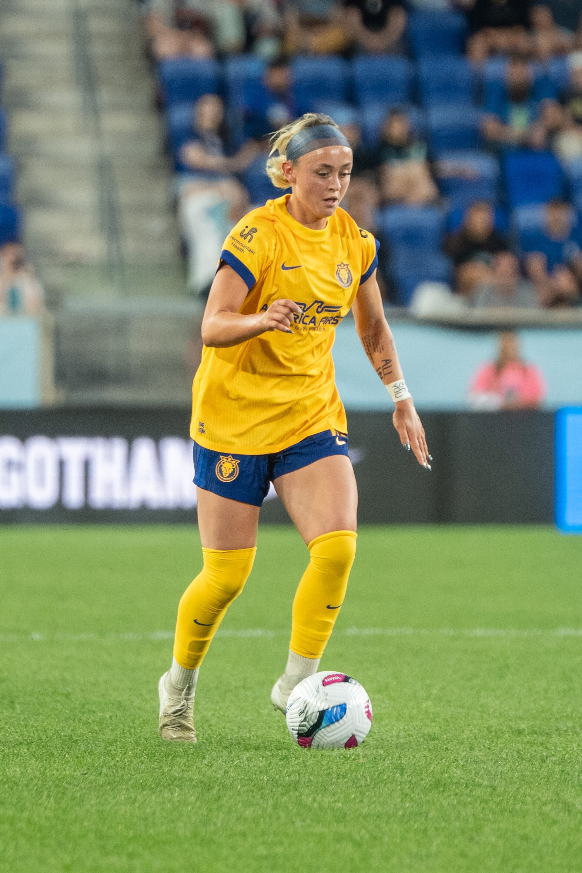 Brecken Mozingo during Gotham FC vs Utah Royals on 23 Aug 2025