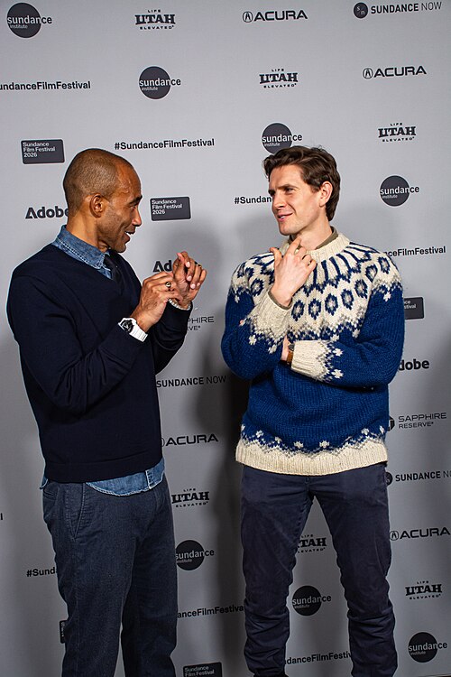 Brent Zachery and Alex Polunin at the 2026 Sundance Film Festival for LADY.