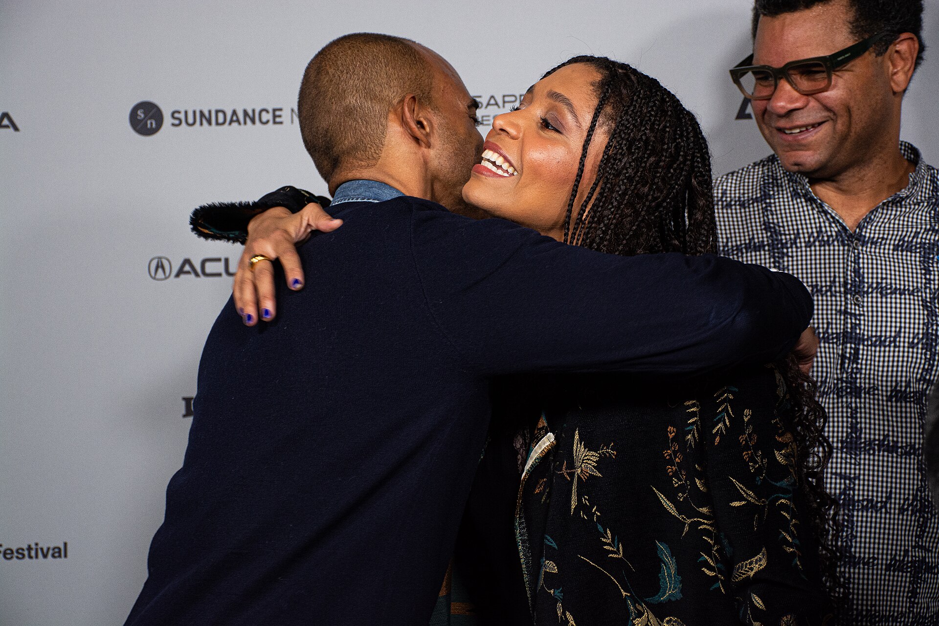 Brent Zachery, Olive Nwosu, and John Giwa-Amu at the 2026 Sundance Film Festival for LADY.