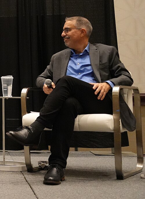 Jose Morey, Lili Gangas, Nora Benavidez, Brian Gonzalez (l-r), panel at SXSW 2025 in Austin, Texas. Building Responsible Tech with the Latinx Community.