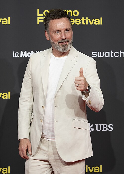 Director Brian Kirk at the 78th Locarno Film Festival red carpet for Dead of Winter