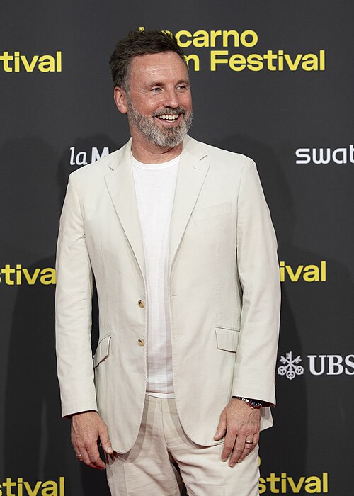 Director Brian Kirk at the 78th Locarno Film Festival red carpet for Dead of Winter