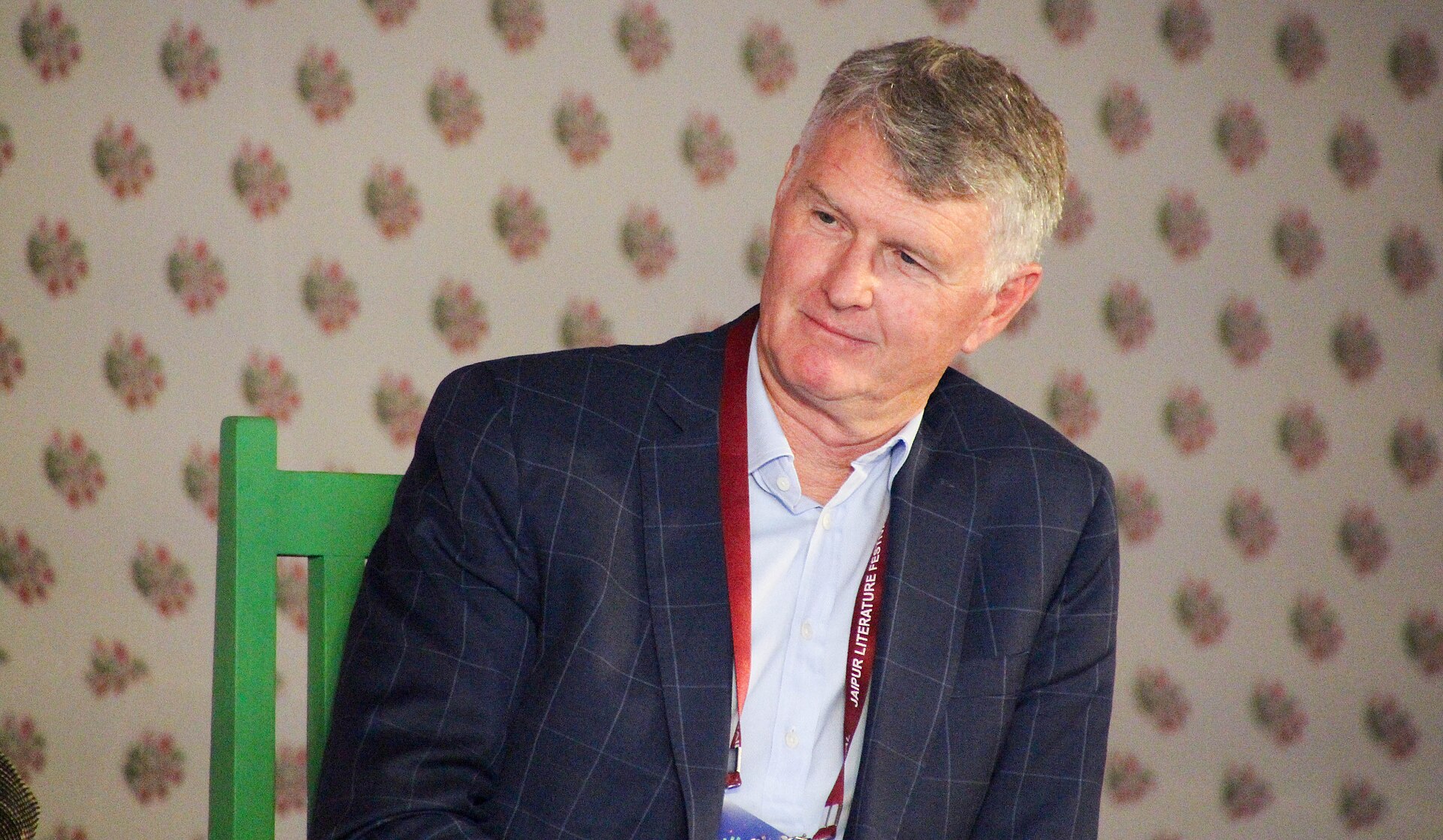 Brian Murray, CEO of HarperCollins, at the 2025 Jaipur Literature Festival in Jaipur, India.
