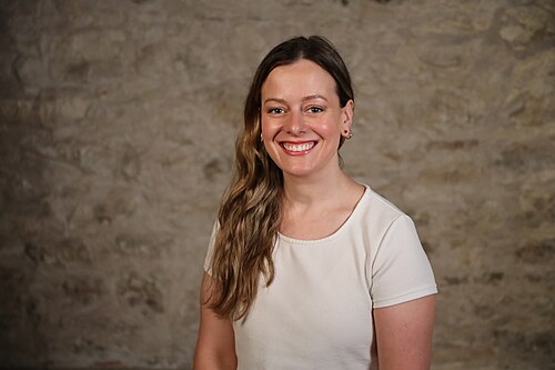 Brigitte Tousignant at SXSW in March 2024. Taken as part of the WikiPortraits project.