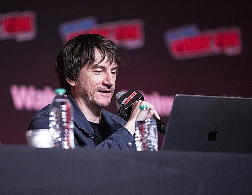 Bryan Konietzko at the 2025 NYCC Avatar 20th Anniversary Panel.