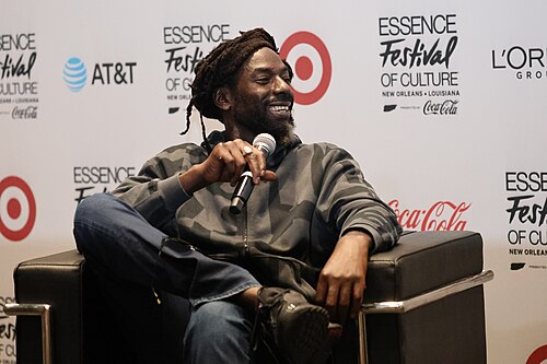 Buju Banton backstage at Essence Fest 2025