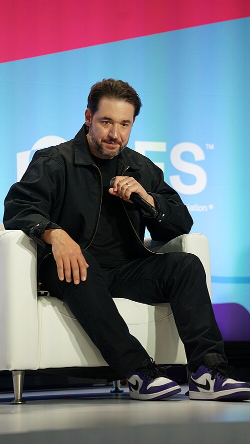 Alexis Ohanian at CES 2026 for "Back to the Future: Tech’s Nostalgic Revolution"