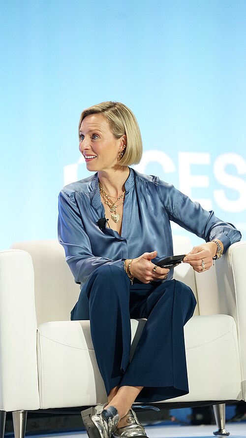 Caroline Hyde at CES 2026 in Las Vegas, NV for "Back to the Future: Tech’s Nostalgic Revolution"