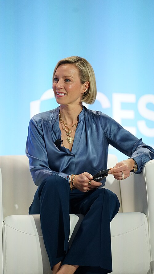 Caroline Hyde at CES 2026 in Las Vegas, NV for "Back to the Future: Tech’s Nostalgic Revolution"