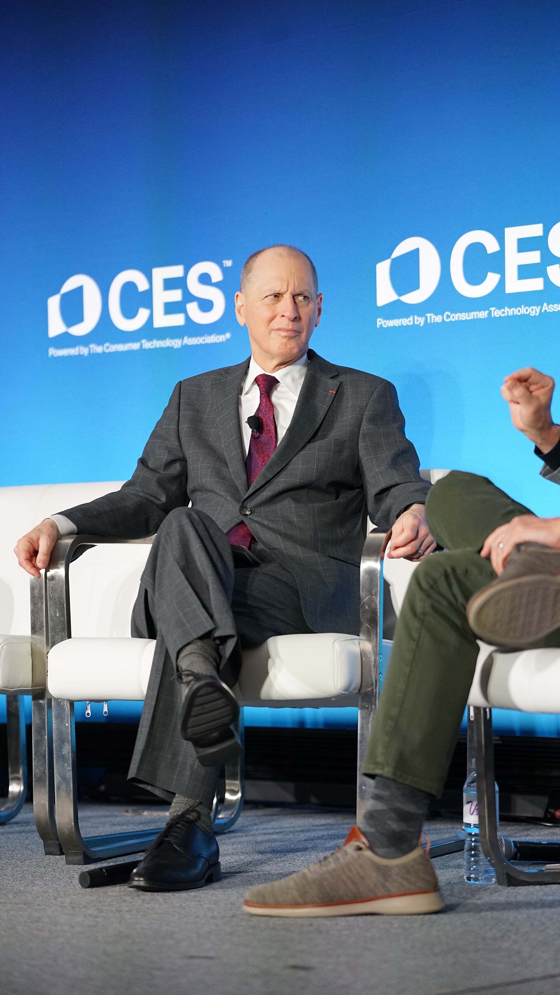 Gary Shapiro and Jay Timmons at CES 2026 in Las Vegas for "Charting the Future: Manufacturing, Innovation, and America's Competitive Edge"