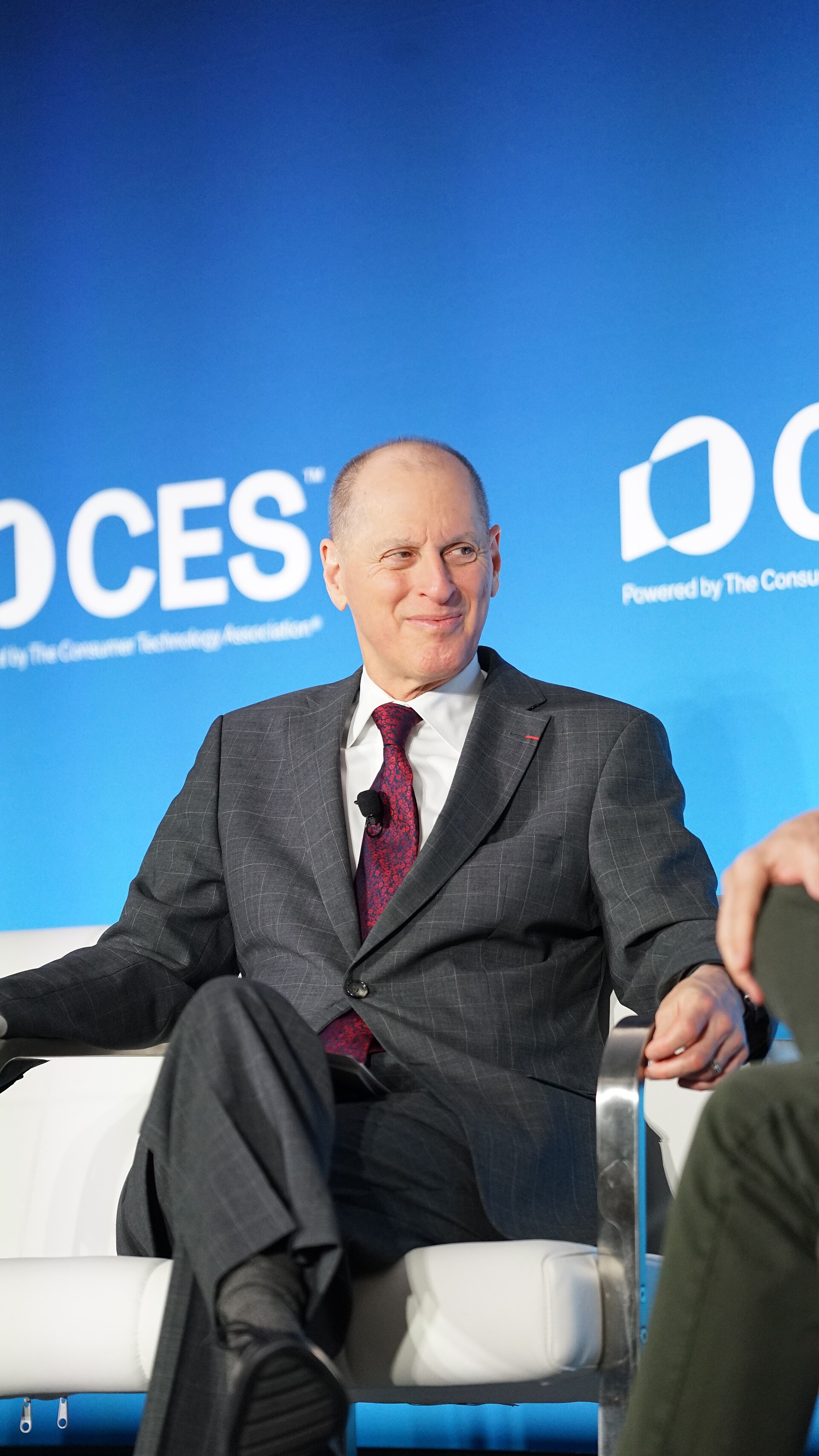 Gary Shapiro and Jay Timmons at CES 2026 in Las Vegas for "Charting the Future: Manufacturing, Innovation, and America's Competitive Edge"