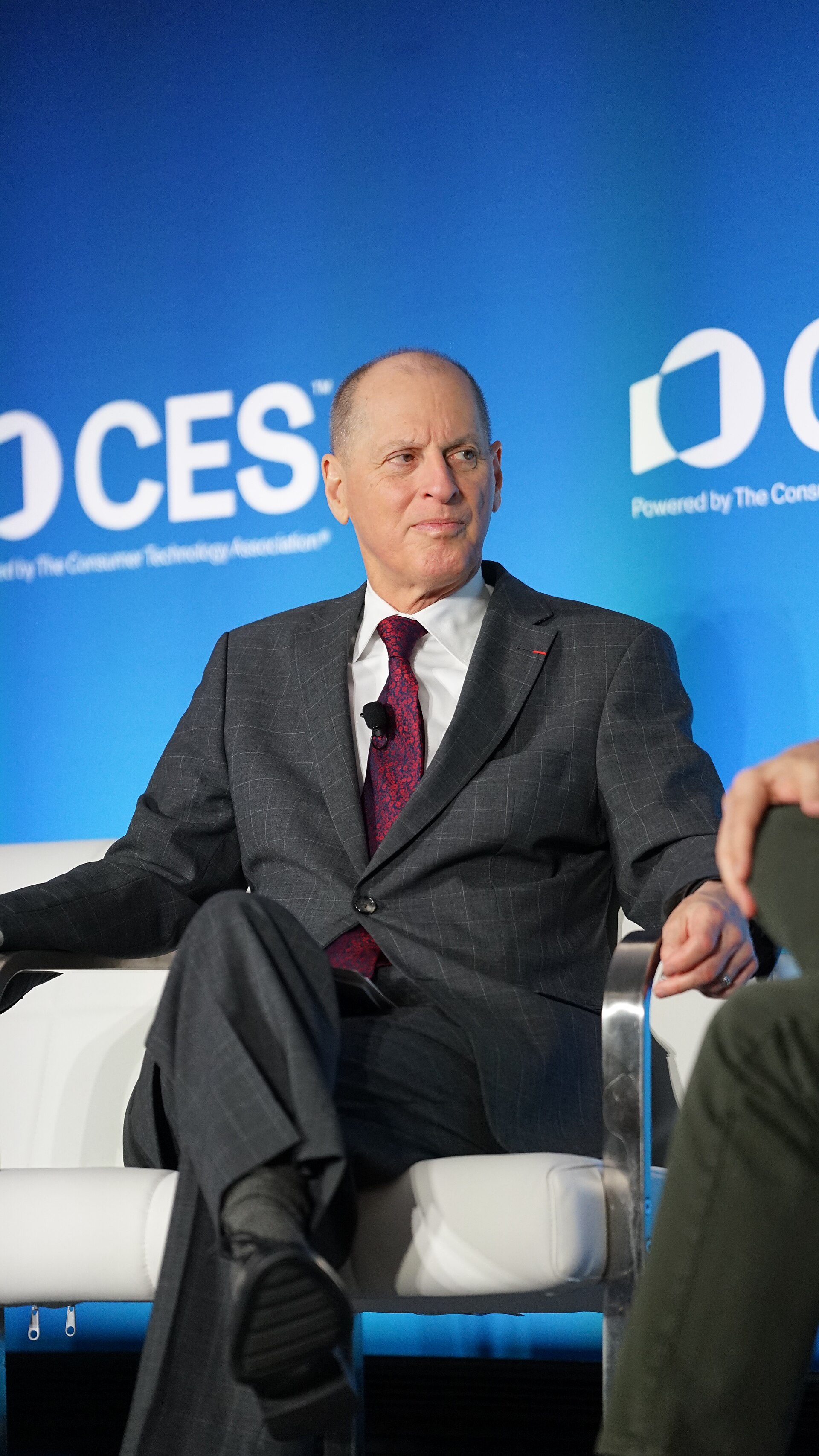 Gary Shapiro and Jay Timmons at CES 2026 in Las Vegas for "Charting the Future: Manufacturing, Innovation, and America's Competitive Edge"